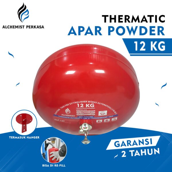 APAR Thermatic ABC Powder Kap. 12 kg - Full Set - Siap Pakai