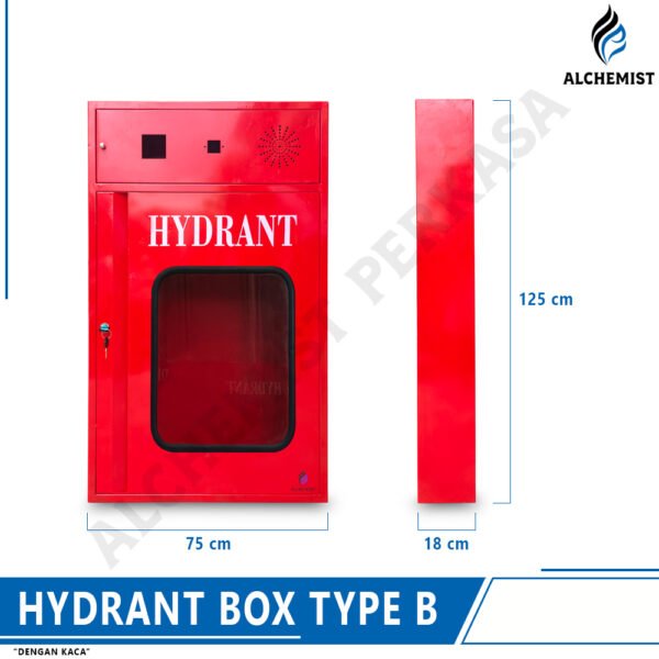 Hydrant Box Indoor Type B - 75 x 18 x 125 cm