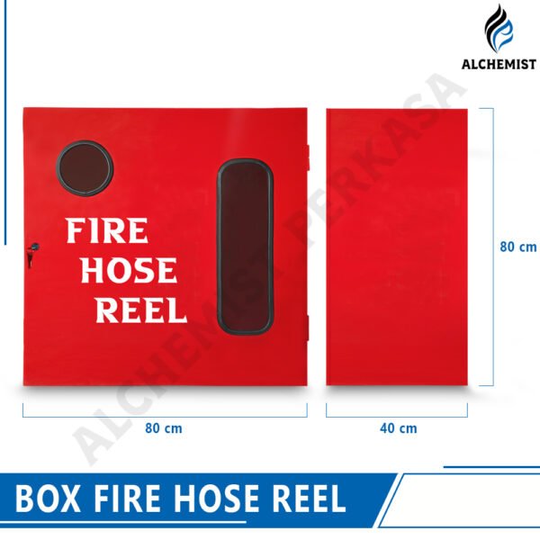 Box Fire Hose Reel - 80 x 40 x 80 cm