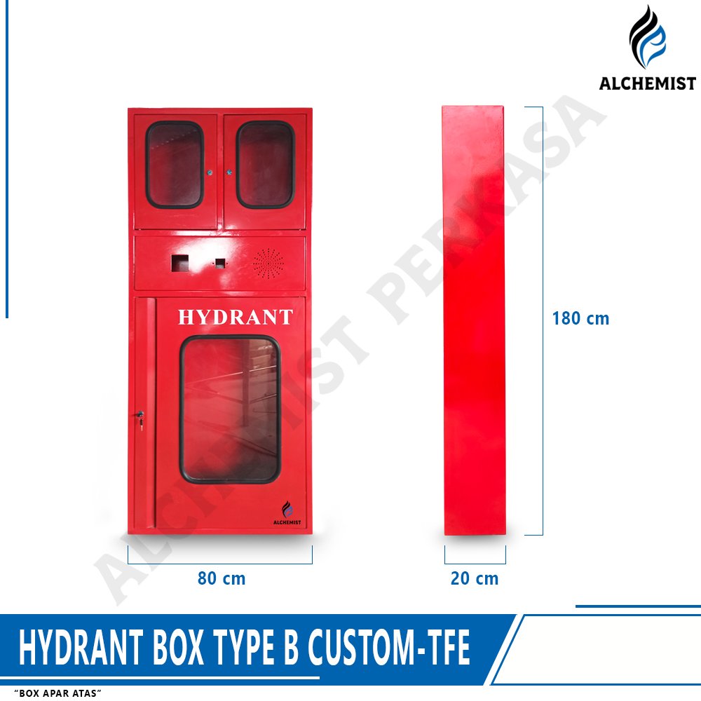 Hydrant Box Type B Custom - TFE - 80 x 20 x 180 cm