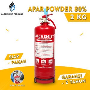 APAR 2 KG Isi ABC Powder 80% CE - Full Set - Siap Pakai