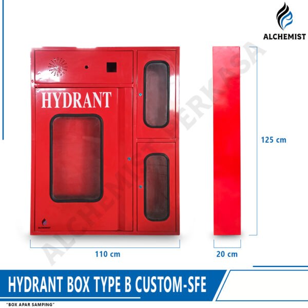Hydrant Box Type B Custom - SFE - 110 x 20 x 125 cm