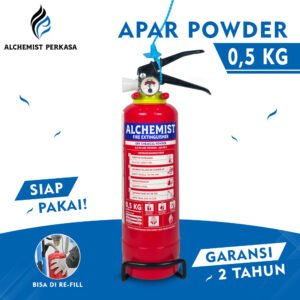 APAR 0,5 KG Isi ABC Powder - Full Set - Siap Pakai