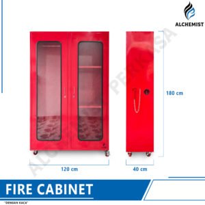 Fire Cabinet / Lemari Safety - 120 x 40 x 180 cm