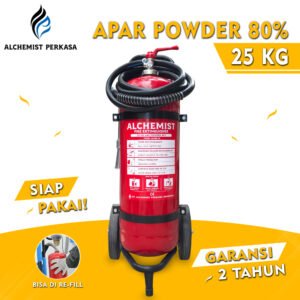 APAR 25 KG Isi ABC Powder 80% CE - Full Set - Siap Pakai