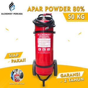 APAR 50 KG Isi ABC Powder 80% CE - Full Set - Siap Pakai