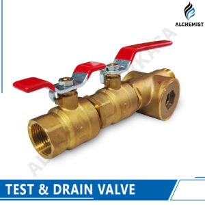 Test & Drain Valve + Sight Glass - 1 Inch