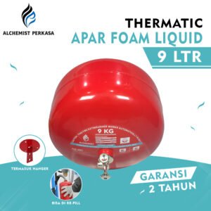 APAR Thermatic Foam Liquid Kap. 9 Ltr - Full Set - Siap Pakai