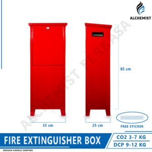 Fire Extinguisher Box DCP 9-12 kg, CO2 3-7 kg