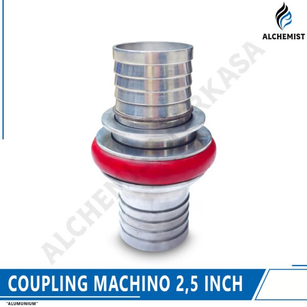 Coupling Machino Alumunium - 1,5 Inch & 2,5 Inch