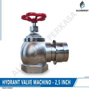 Hydrant Valve Brass Chrome - Machino - 1,5 Inch / 2,5 Inch