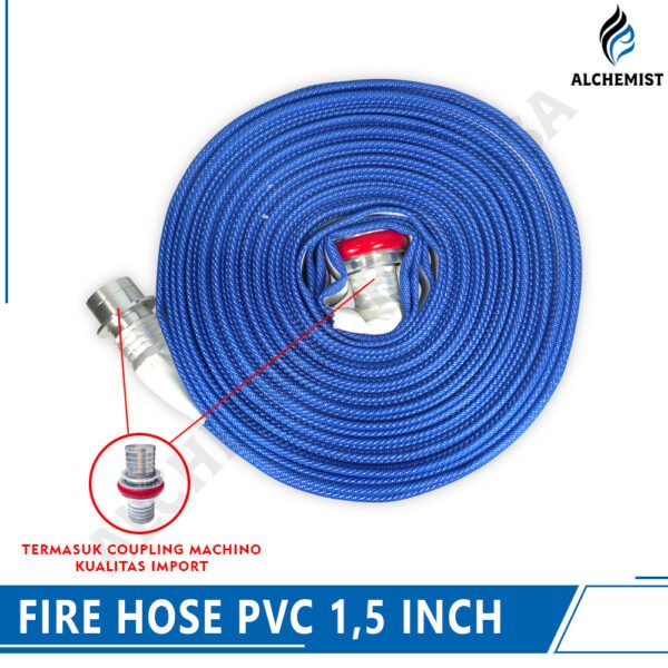 Fire Hose PVC 1,5 & 2,5 Inch x 30 Meter - Gambar 2
