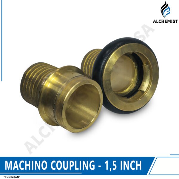 Coupling Machino Kuningan - 1,5 Inch & 2,5 Inch - Gambar 2