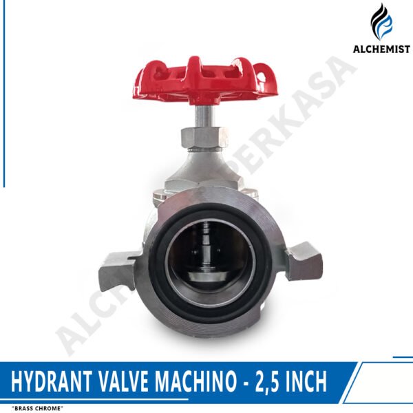 Hydrant Valve Brass Chrome - VDH - 2,5 Inch - Gambar 2