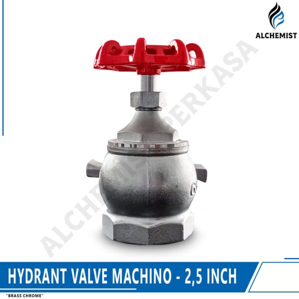 Hydrant Valve Brass Chrome - VDH - 2,5 Inch - Gambar 3