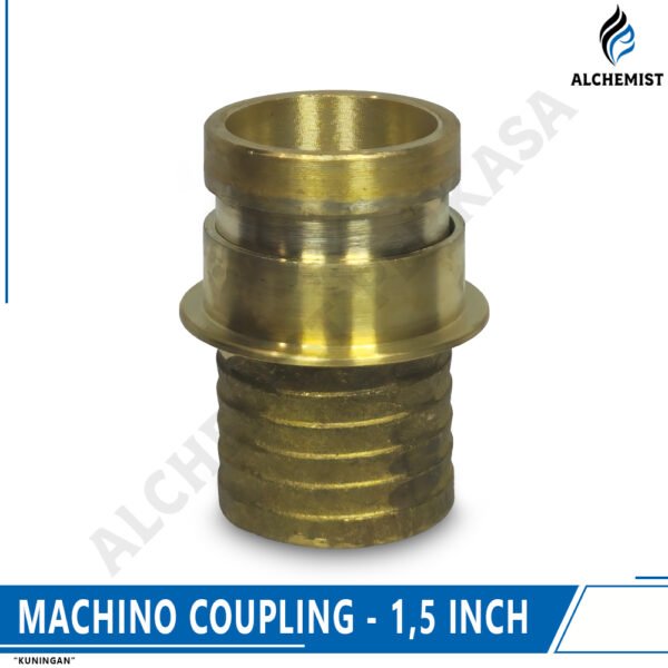 Coupling Machino Kuningan - 1,5 Inch & 2,5 Inch - Gambar 4