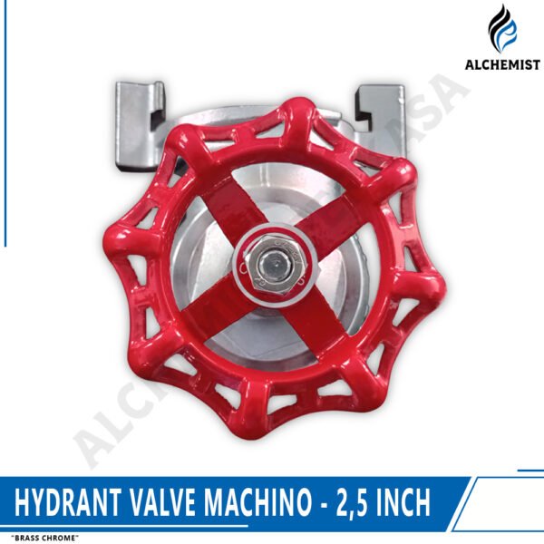 Hydrant Valve Brass Chrome - VDH - 2,5 Inch - Gambar 4