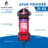 APAR 25 KG Isi ABC Powder - Full Set - Siap Pakai - Gambar 4
