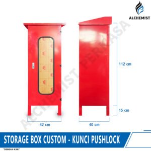 Storage Box Custom 42 x 40 x 112 cm - Kunci Push Lock